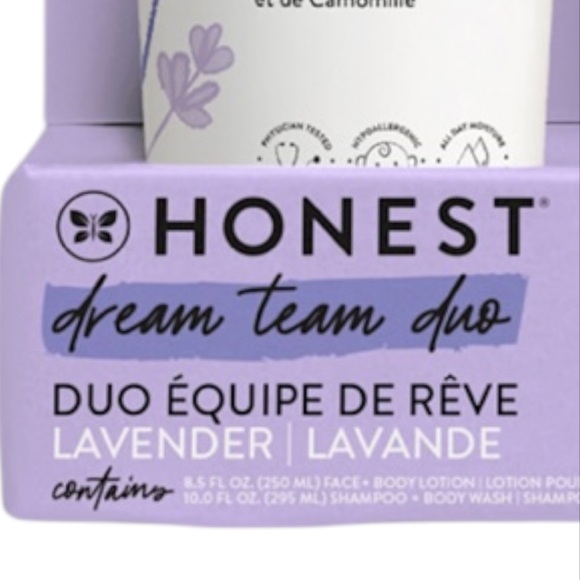 New The Honest Company Shampoo & Lotion Baby Care Set Calm Lavender Dream Team - Picture 5 of 8